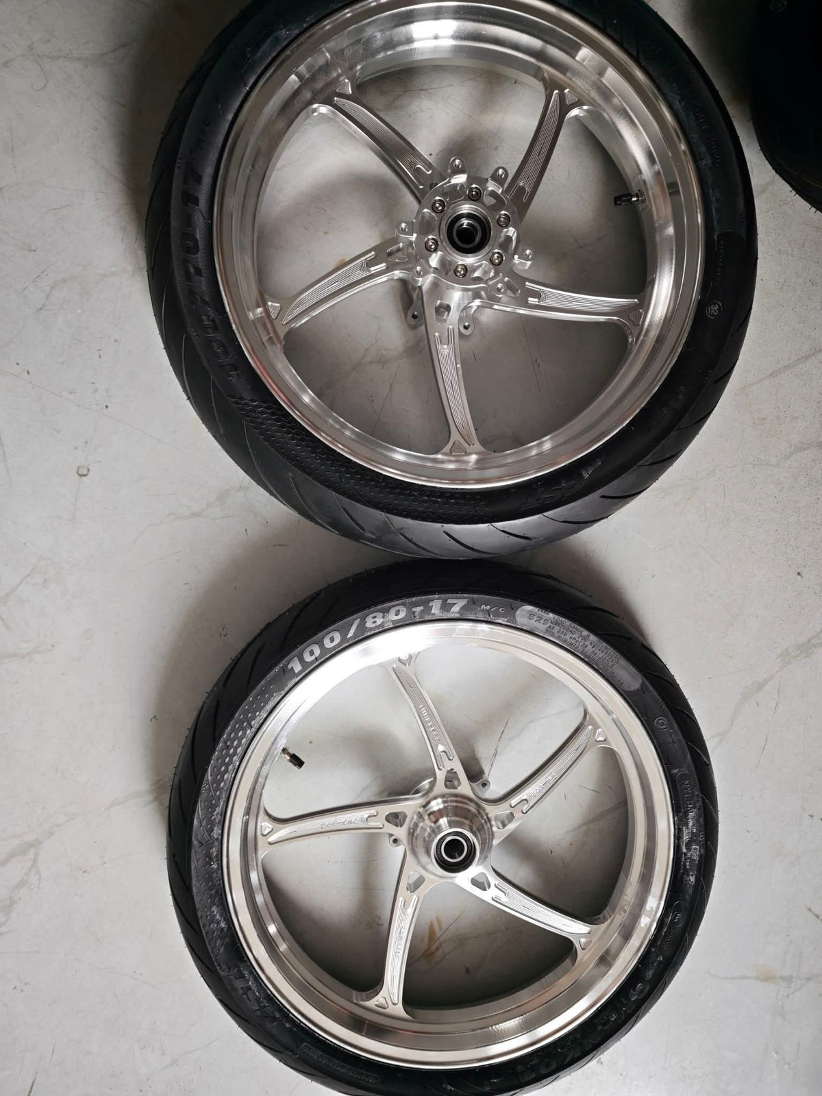 PRE-ORDER 17 inch SURRON ULTRABEE MAG SUPERMOTO WHEELS AND TIRES