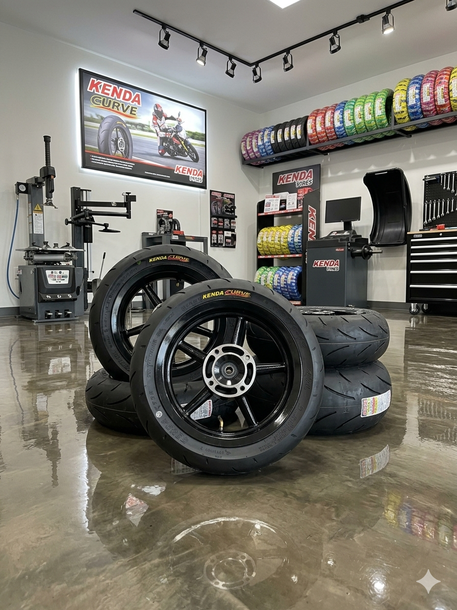 12" Black Supermoto Wheel Set – Fits Electric Pit Bikes