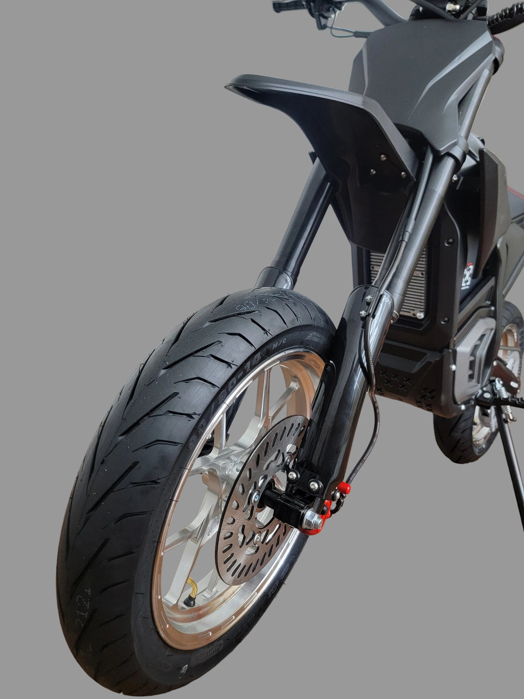 14 inch CNC all silver supermotos