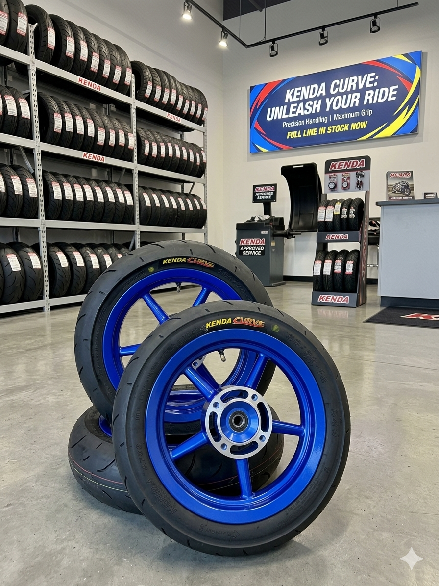 12 inch blue supermotos